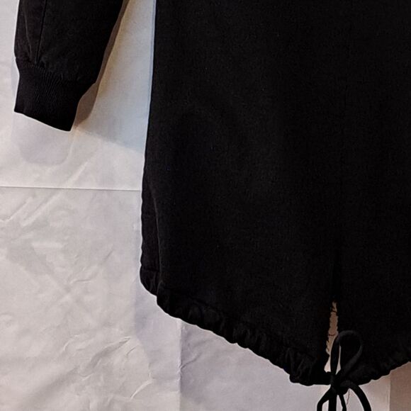 Happiness Made in Italy Embroidered Heart Mid Length Coat Whimsical Gothic Style - Picture 13 of 14